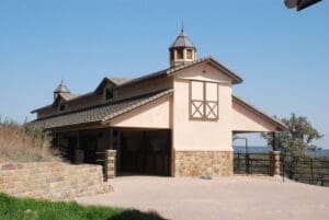 A BARN from the outside